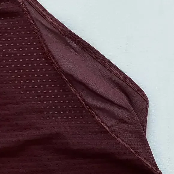 Athleta maroon burgundy racerback tank M - Picture 6 of 13